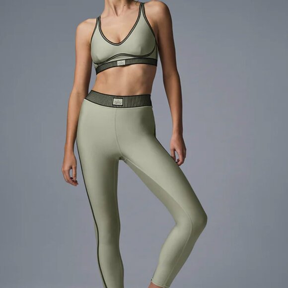 ALO Yoga Pants - ALO Green Set